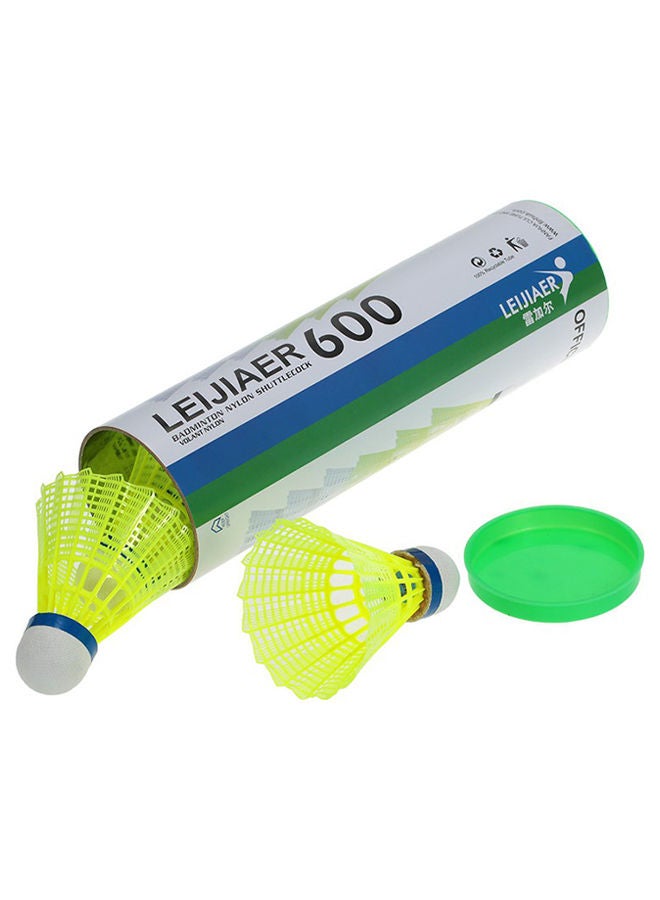 6 Piece Of Badminton Shuttlecocks 6grams