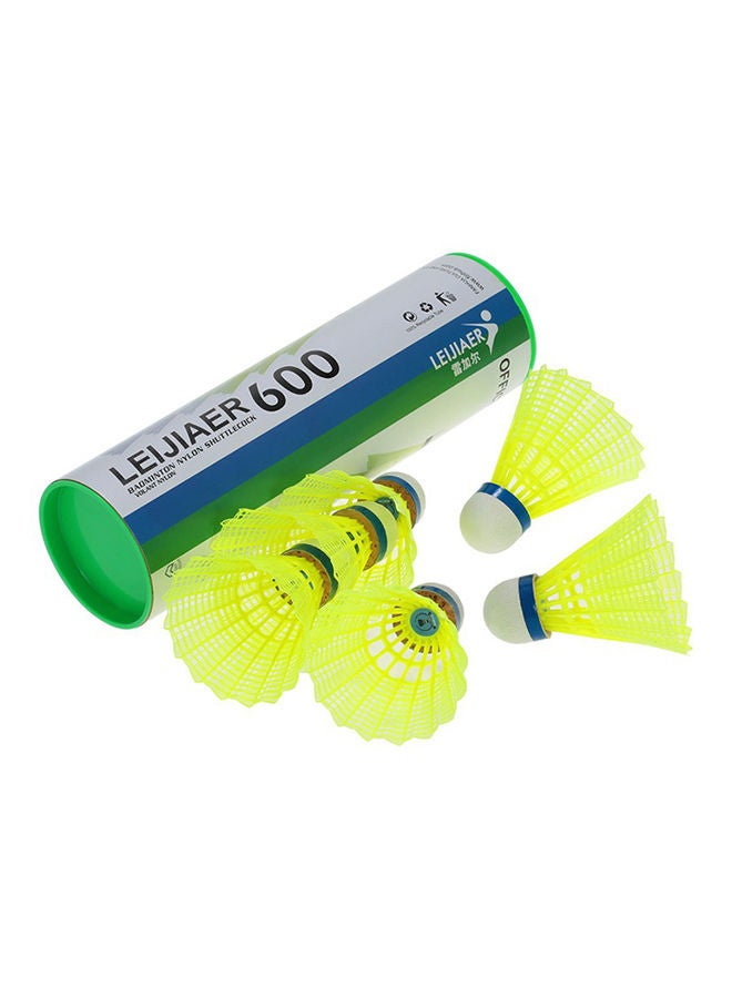 6 Piece Of Badminton Shuttlecocks 6grams