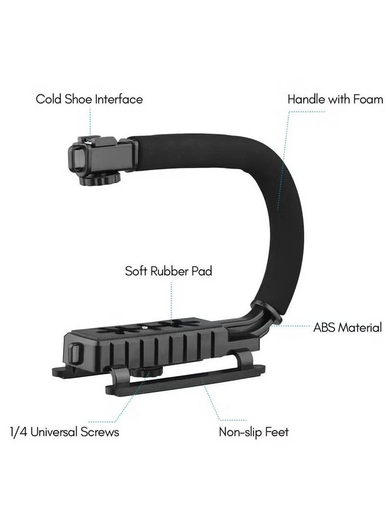 U-Shaped Video Making Handheld Stabilizer Kit Camera Gimbal For Outdoor Videography DSLR And Mobile Phones