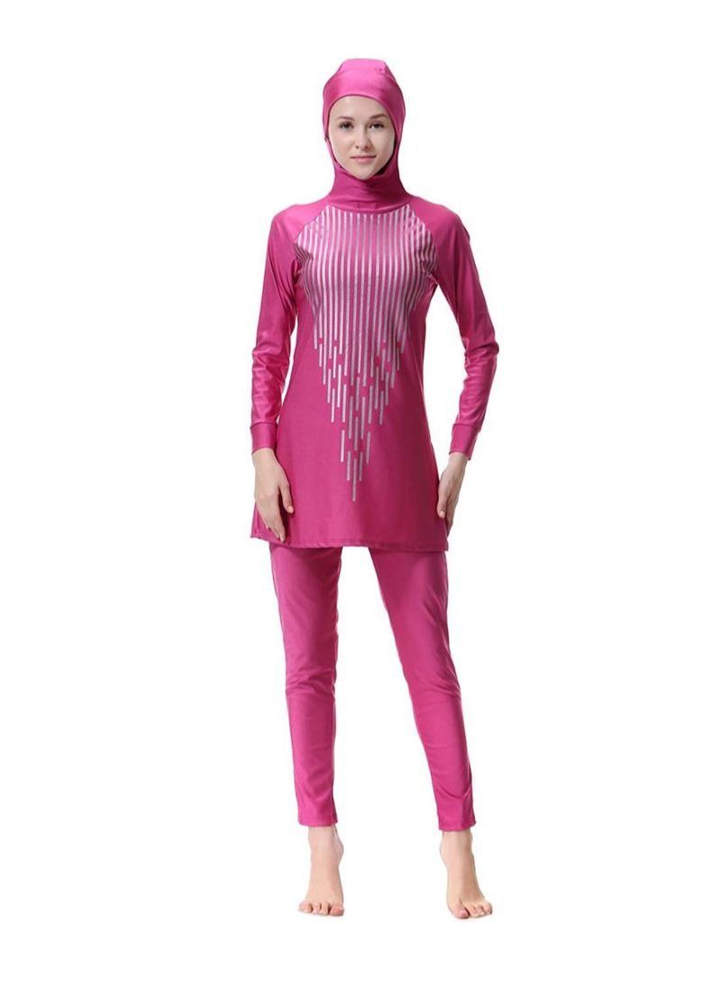 Conservative And Fashionable Burkinis Pink