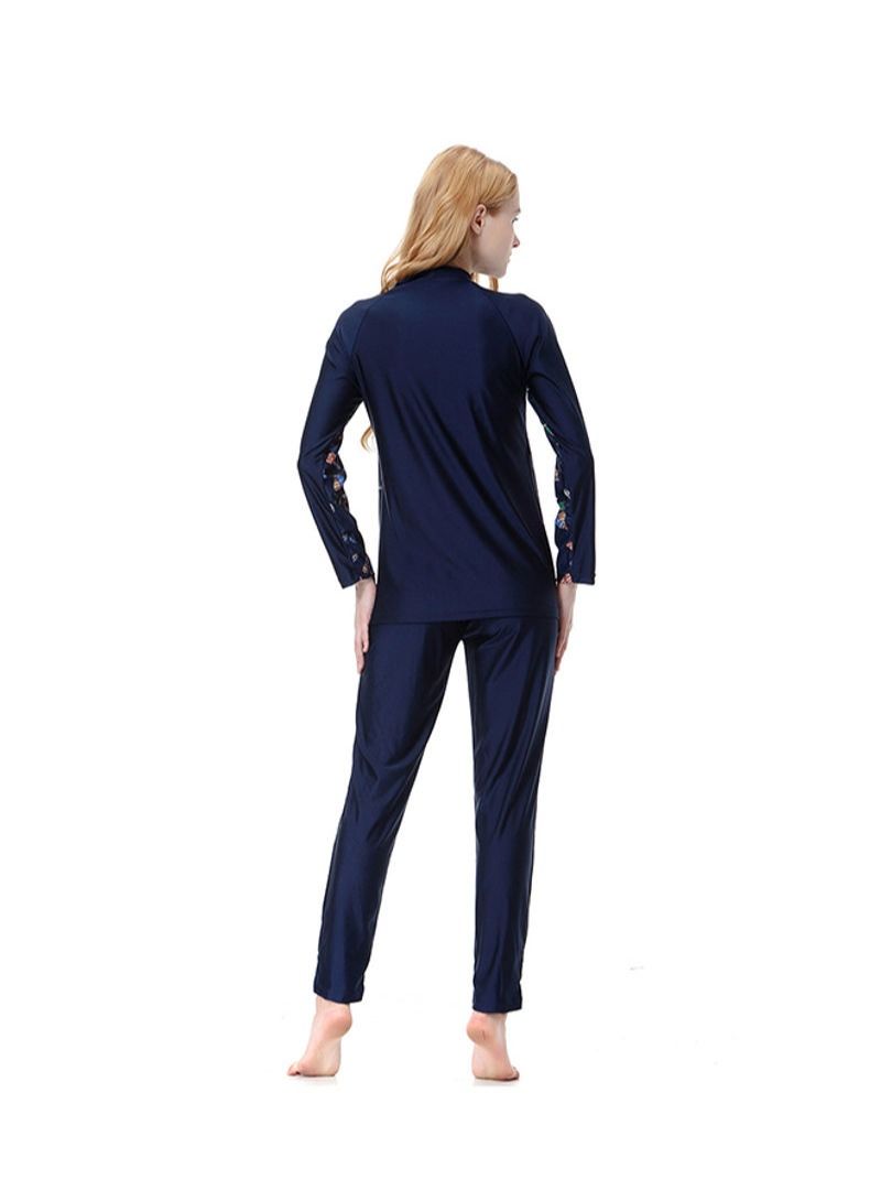 Long Sleeve Burkini Navy Blue