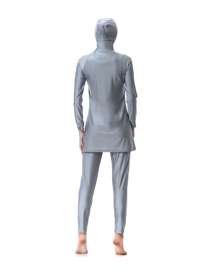 Conservative And Fashionable Burkinis Grey