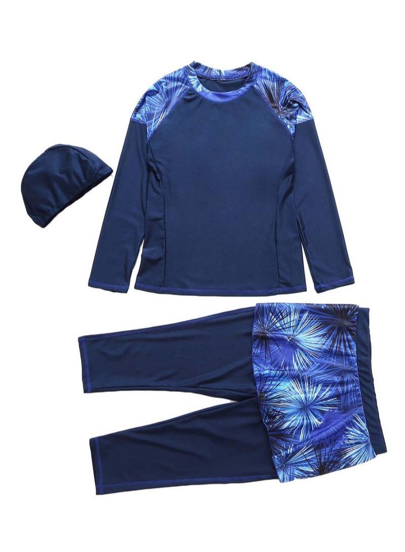 Conservative And Fashionable Burkinis Blue