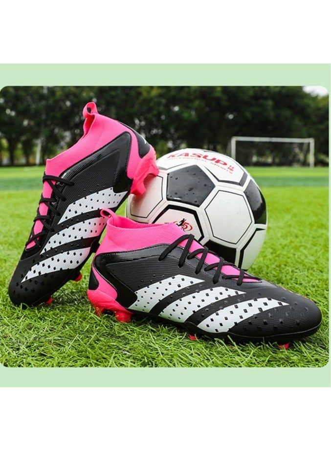 Men's And Women's Football Shoes, Outdoor Turf Indoor Football Training Shoes, Low-Top Breathable And Non-Slip Sports Shoes, Football Track And Field Training Shoes, Long Spikes And Short Spikes