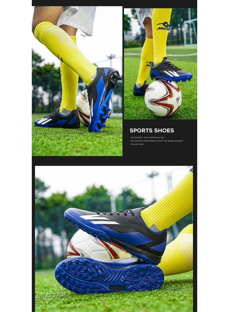 Four-Season Sports Shoes TF Spikes, Professional Training And Wear-Resistant Football Shoes, Men's And Women's Long Broken Spikes Non-Slip Shoes
