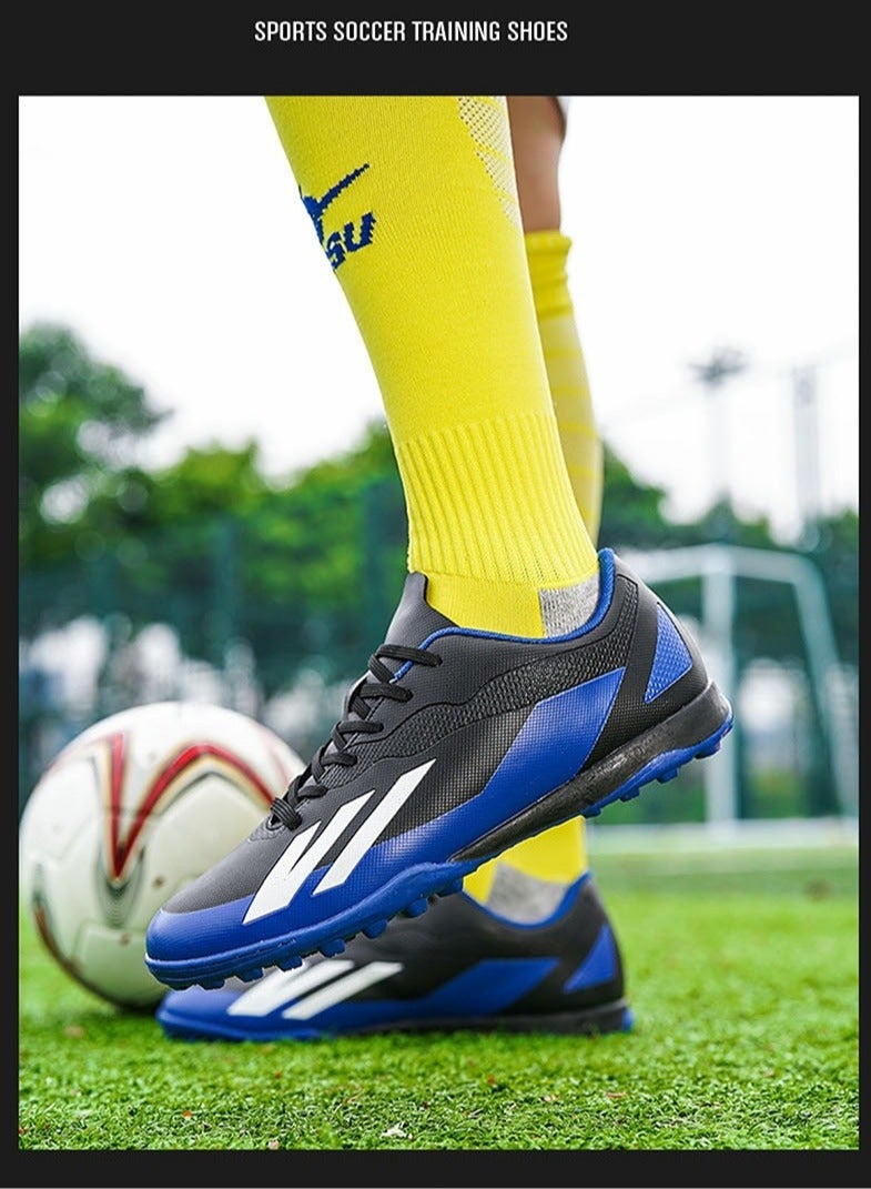Four-Season Sports Shoes TF Spikes, Professional Training And Wear-Resistant Football Shoes, Men's And Women's Long Broken Spikes Non-Slip Shoes