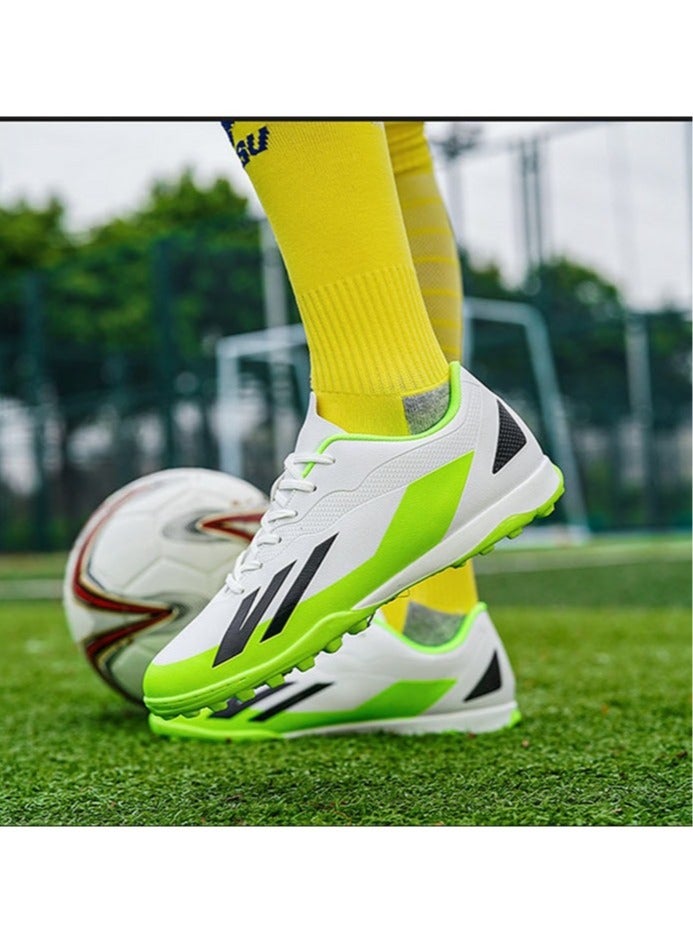Four-Season Sports Shoes TF Spikes, Professional Training And Wear-Resistant Football Shoes, Men's And Women's Long Broken Spikes Non-Slip Shoes