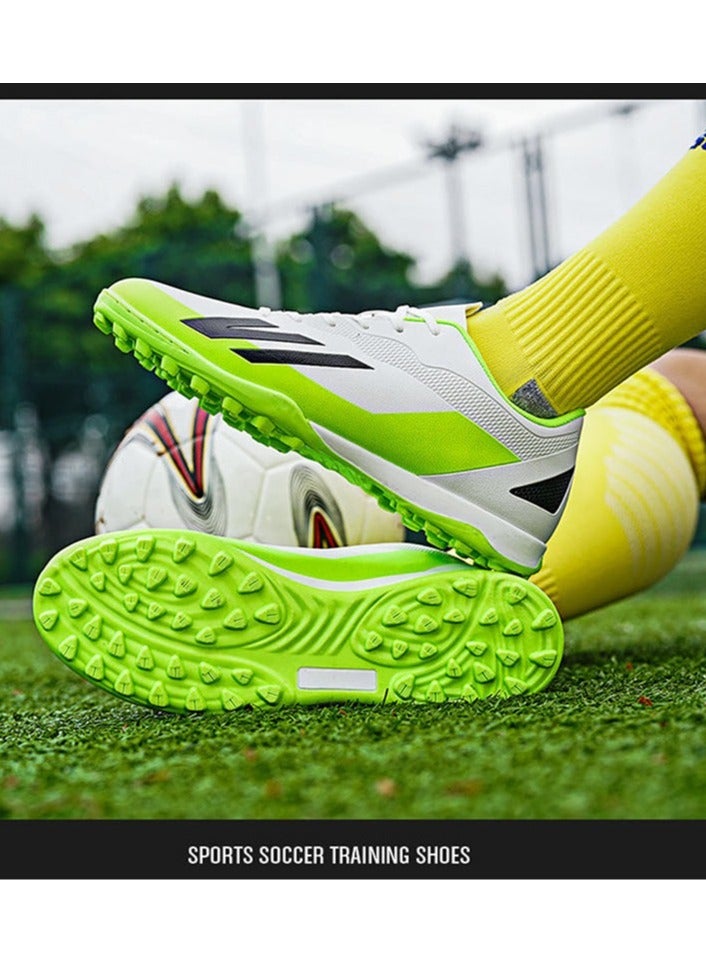 Four-Season Sports Shoes TF Spikes, Professional Training And Wear-Resistant Football Shoes, Men's And Women's Long Broken Spikes Non-Slip Shoes