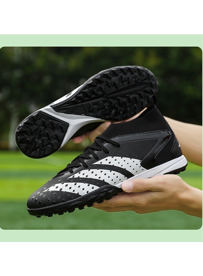 Men's And Women's Football Shoes, Outdoor Turf Indoor Football Training Shoes, Low-Top Breathable And Non-Slip Sports Shoes, Football Track And Field Training Shoes, Long Spikes And Short Spikes