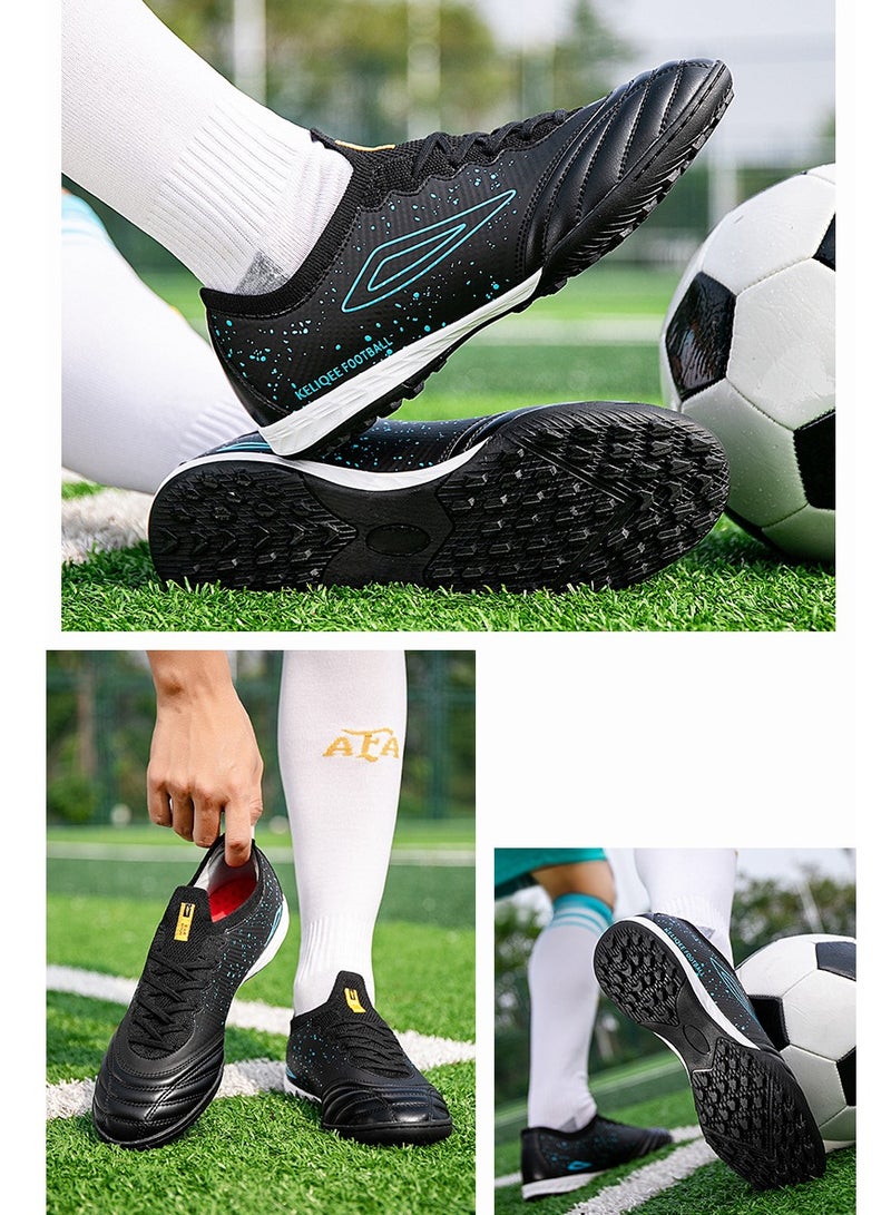 Low-Top Football Shoes For Men And Women, Broken Nail Shoes, Long Nails, Non-Slip Adult Grass Professional Training Shoes, Outdoor Breathable Sports Shoes, Track And Field Running Mesh Shoes