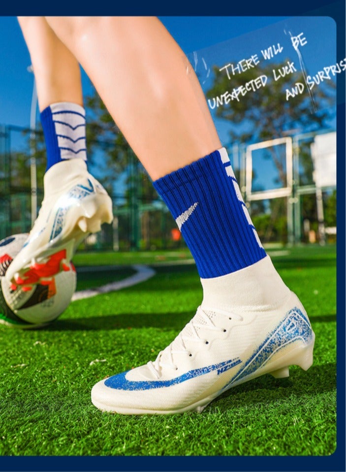 Low-Top Football Shoes, Long-Spike World Cup TF Broken-Spike Grass Football Shoes For Male And Female Students, Personalized High-Top Sports Shoes