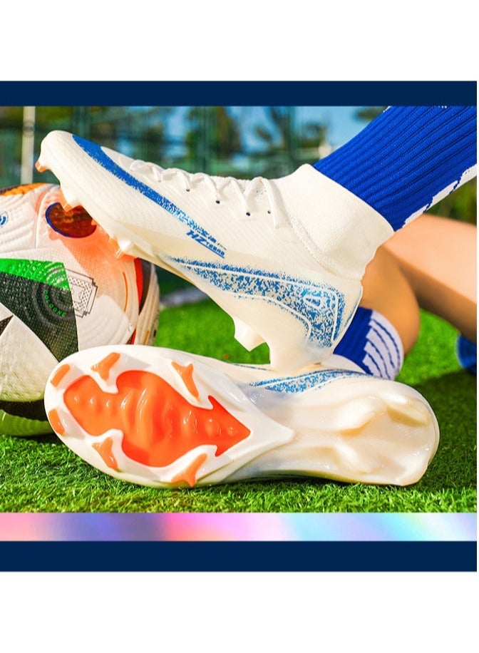 Low-Top Football Shoes, Long-Spike World Cup TF Broken-Spike Grass Football Shoes For Male And Female Students, Personalized High-Top Sports Shoes