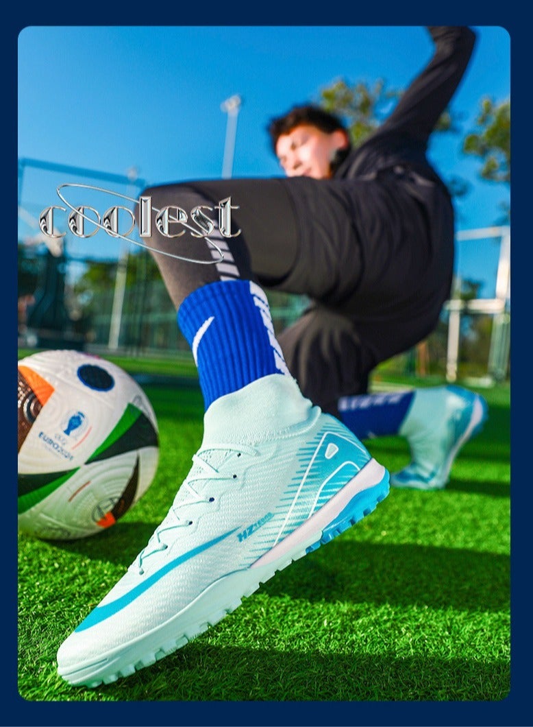 Low-Top Football Shoes, Long-Spike World Cup TF Broken-Spike Grass Football Shoes For Male And Female Students, Personalized High-Top Sports Shoes