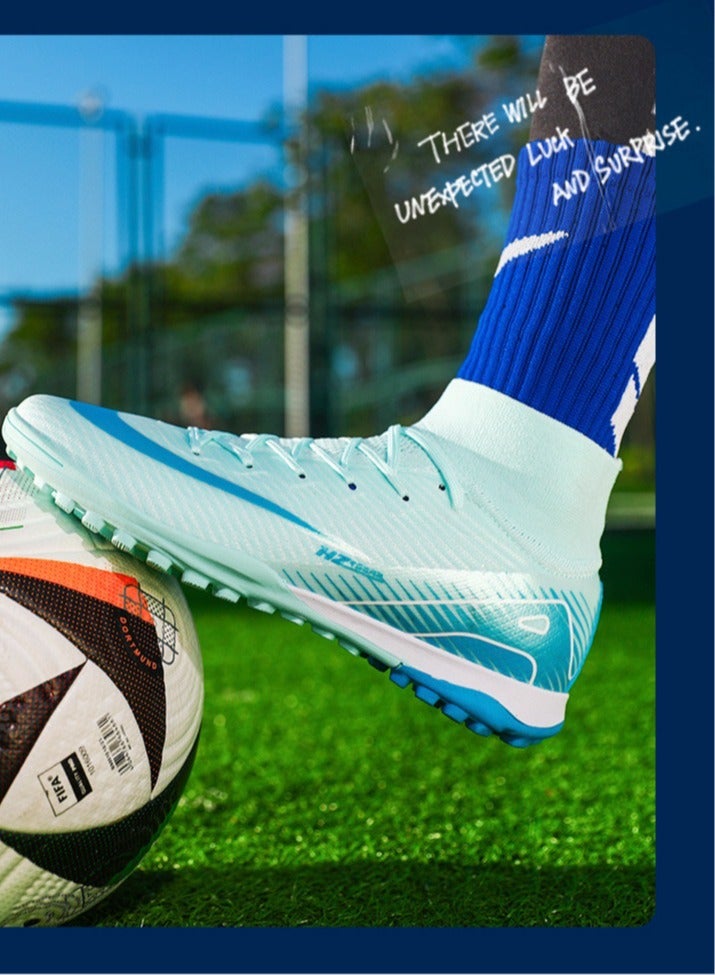 Low-Top Football Shoes, Long-Spike World Cup TF Broken-Spike Grass Football Shoes For Male And Female Students, Personalized High-Top Sports Shoes