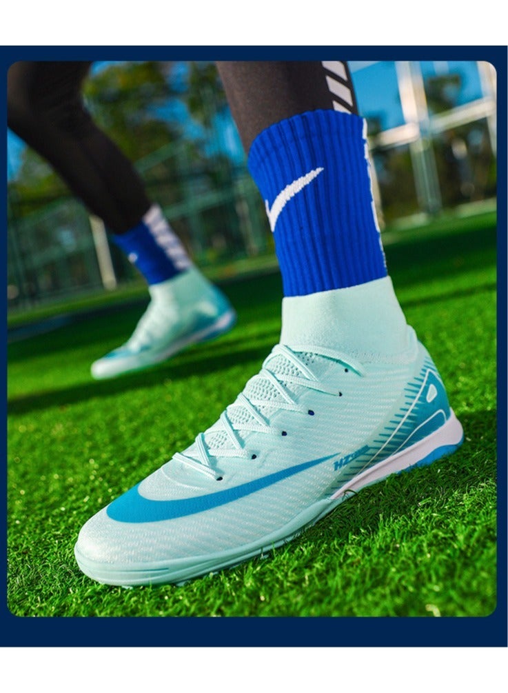 Low-Top Football Shoes, Long-Spike World Cup TF Broken-Spike Grass Football Shoes For Male And Female Students, Personalized High-Top Sports Shoes