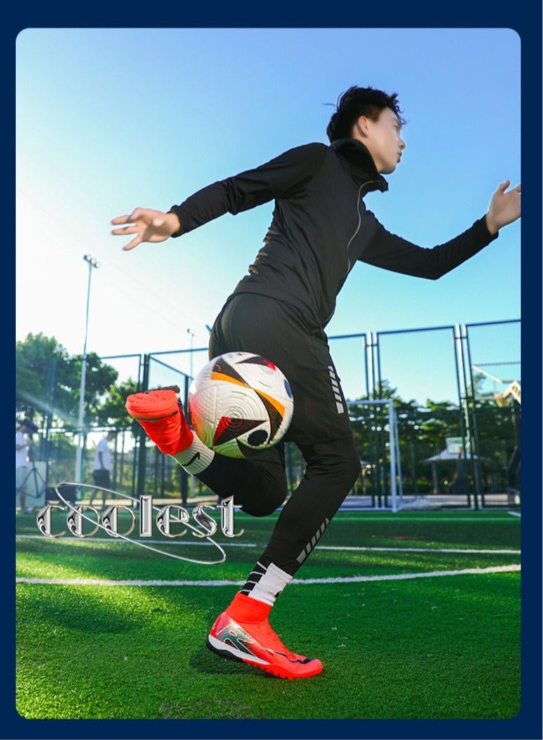 Low-Top Football Shoes, Long-Spike World Cup TF Broken-Spike Grass Football Shoes For Male And Female Students, Personalized High-Top Sports Shoes