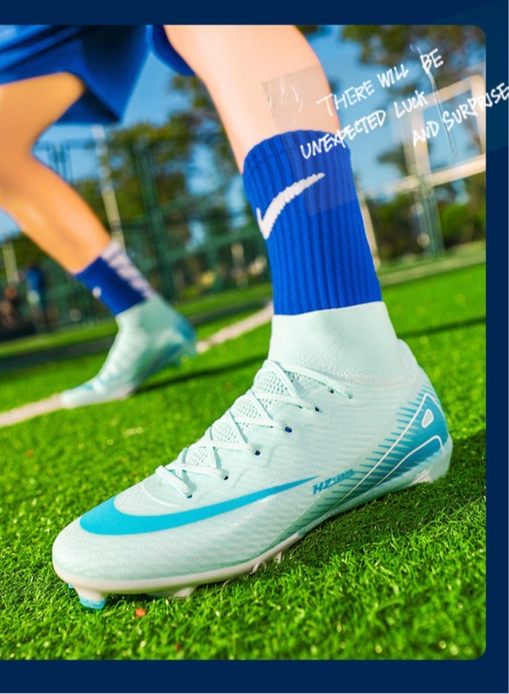 Low-Top Football Shoes, Long-Spike World Cup TF Broken-Spike Grass Football Shoes For Male And Female Students, Personalized High-Top Sports Shoes