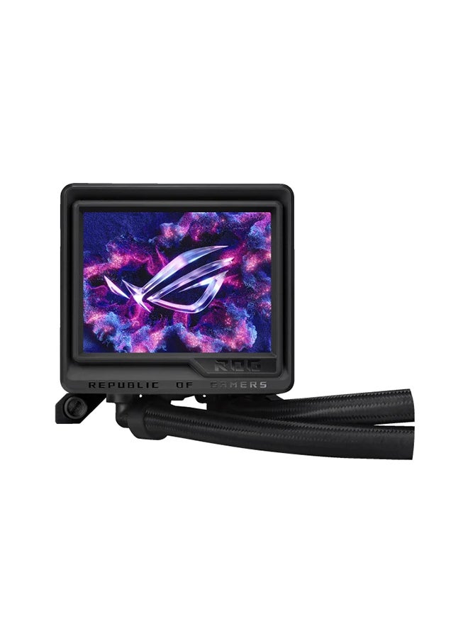 ROG Ryujin III 360 ARGB Extreme Liquid CPU Cooler, 360mm Radiator, Customizable ARGB Lighting, High-Performance Asetek Pump, Dual 120mm PWM Fans for Optimal Airflow, Enhanced Cooling Efficiency, Integrated Fan Control with ASUS Aura Sync, Compatible with Intel LGA 1700/1200/115x and AMD AM5/AM4 sockets, Durable FEP Tubing for Improved Flow, Easy Installation | 90RC0131-M0EAY0 Black