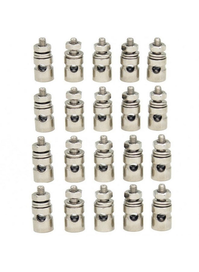 Obbypark Adjustable D2.1Mm Pushrod Connector Linkage Stoppers Rc Model Airplane Replacement