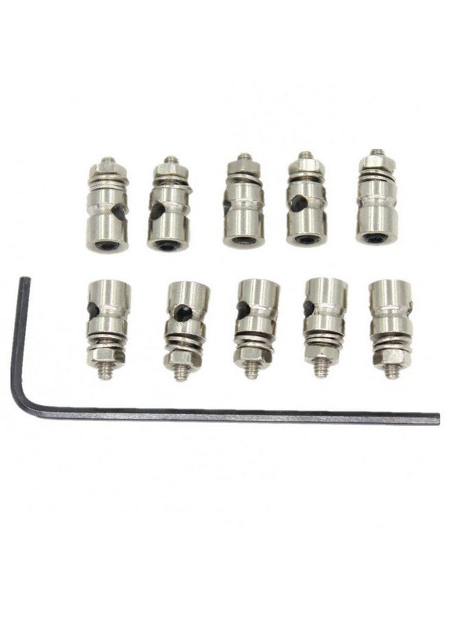 Obbypark Adjustable D2.1Mm Pushrod Connector Linkage Stoppers Rc Model Airplane Replacement