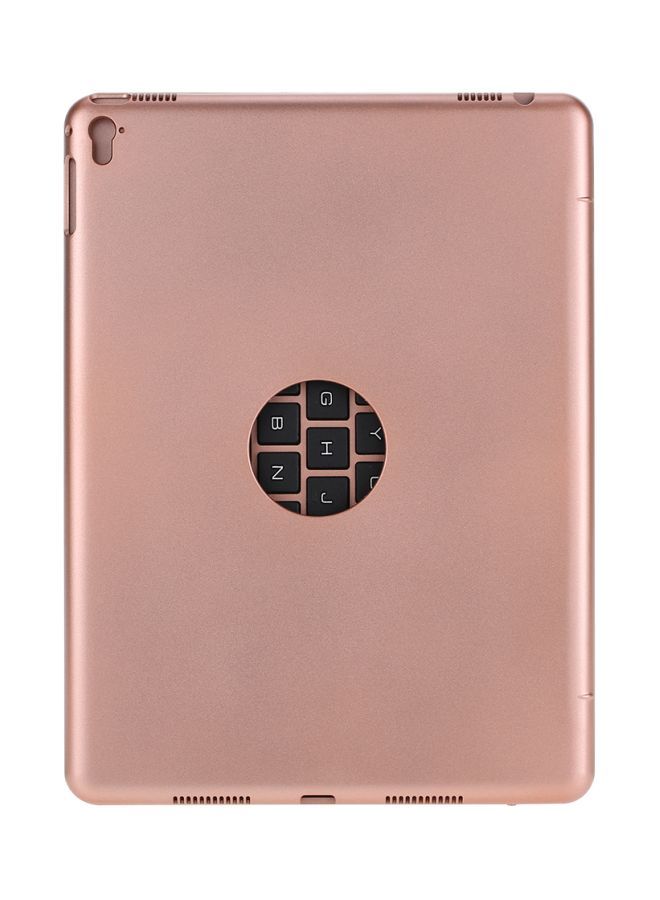 Bluetooth Keyboard Case Cover For Apple iPad Pro/Air 2 9.7-Inch Rose Gold