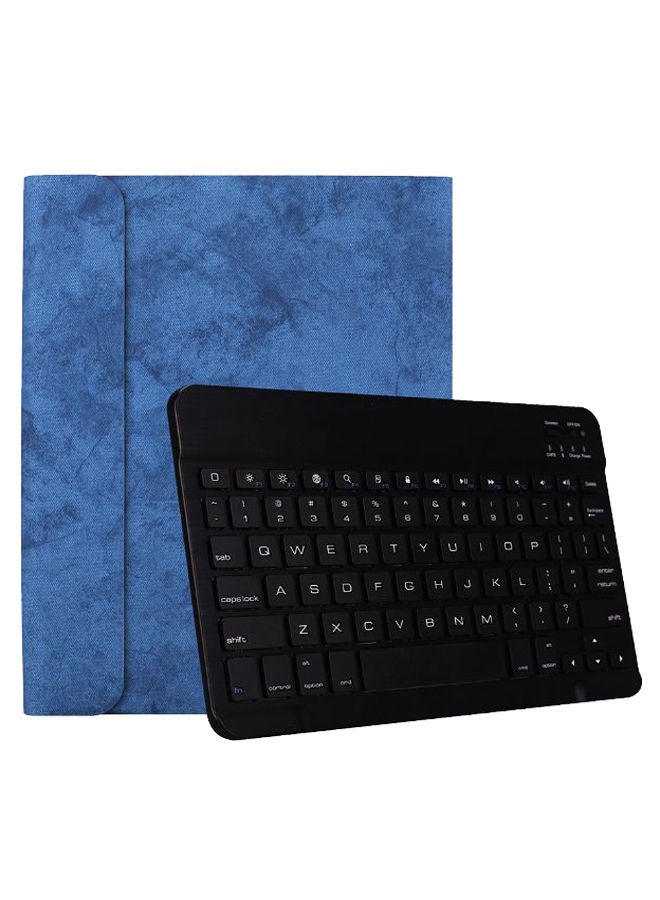 Protective Detachable Keyboard Case For Apple iPad Blue