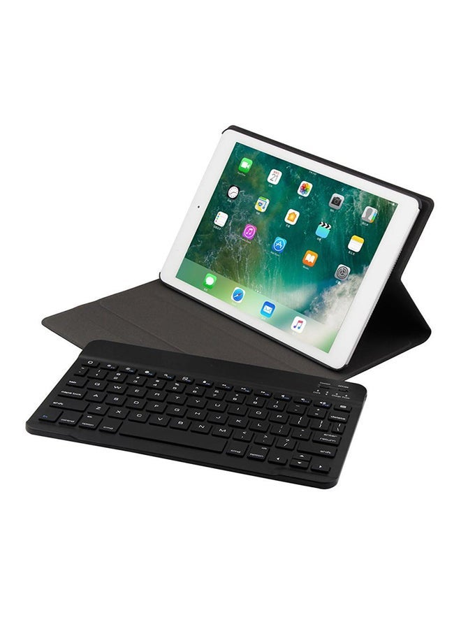 Bluetooth Leather Keyboard Cover For iPad Air1/Air2 /Pro 9.7 Blue