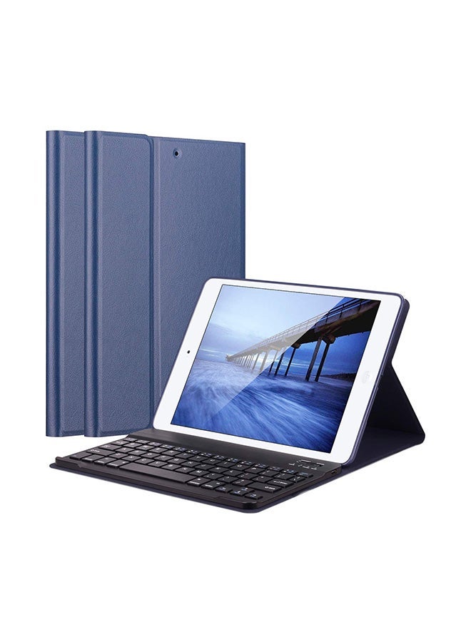 Detachable Wireless Keyboard Case For Apple iPad 2018/iPad 2017/iPad Air 2/iPad Blue
