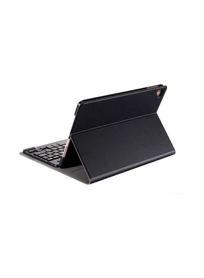 Bluetooth Keyboard Case Cover For Apple iPad 9.7-Inch (2017 And 2018) Black