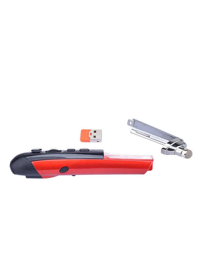 2.4Ghz USB Wireless Optical Pointing Pen Red