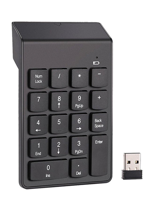 Wireless Numeric Keypad Black