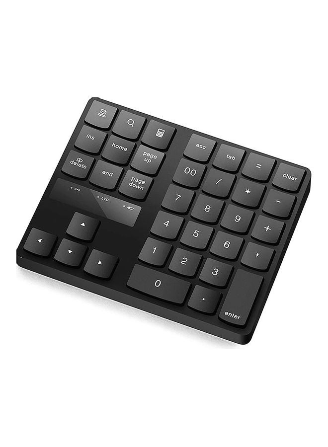 2.4G Wireless 35 Keys USB Numeric Keypad Black