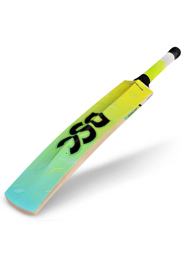 Wildfire Warrior Cricket Bat For Mens and Boys | Size -3 | Material: Kashmir Willow | Lightweight | Free Cover | Ready to play | For Intermediate Player | Ideal For Leather Ball