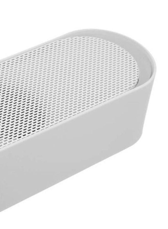 USB Powered Sound Computer Speaker With Mic White