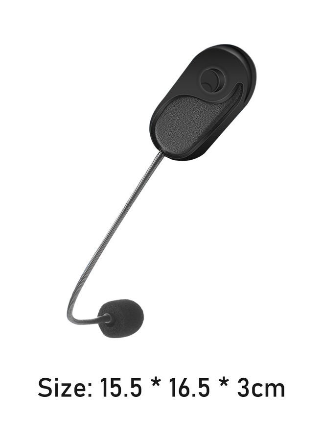 Wireless Bluetooth Headset Microphone Black