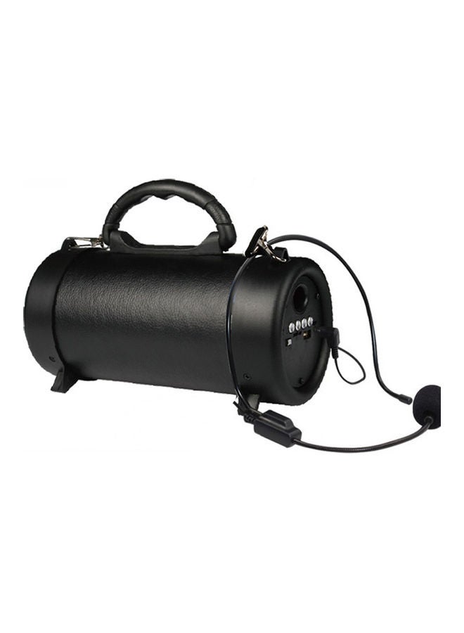 Portable Bluetooth Speaker With Mic Black