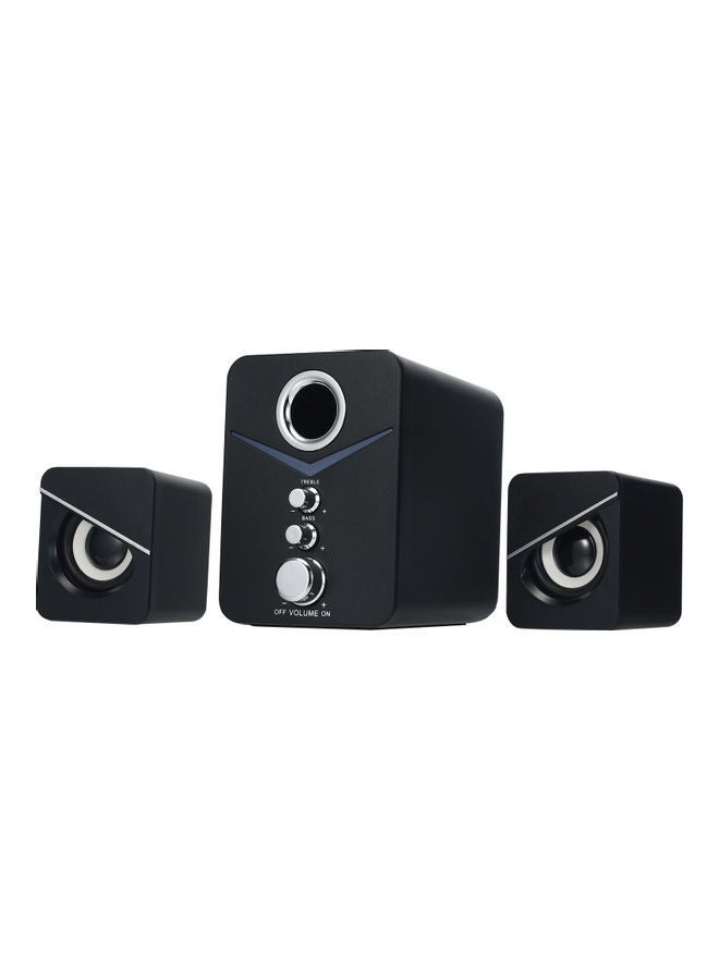 3-In-1 Computer Speaker Black