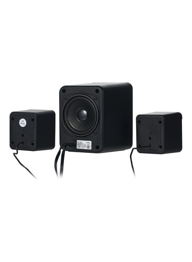 3-In-1 Computer Speaker Black