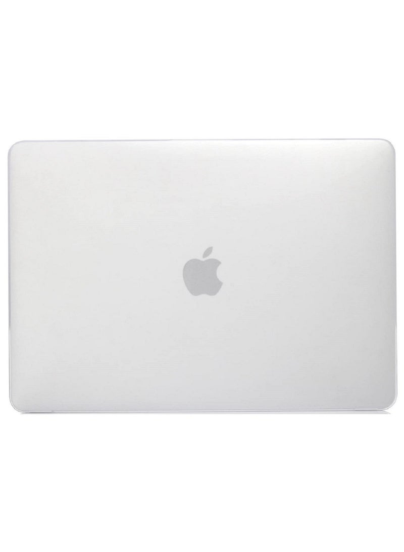 Hard Shell Case Cover Compatible for MacBook New Air 13-Inch with Retina Display and Touch ID Model A2337 M1/A2179/A1932 Release in 2020/2019/2018 White