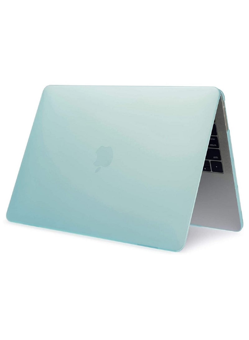 Hard Shell Case Cover Compatible for MacBook New Air 13-Inch with Retina Display and Touch ID Model A2337 M1/A2179/A1932 Release in 2020/2019/2018 Mint Green