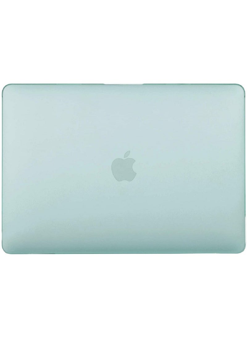 Hard Shell Case Cover Compatible for MacBook New Air 13-Inch with Retina Display and Touch ID Model A2337 M1/A2179/A1932 Release in 2020/2019/2018 Mint Green