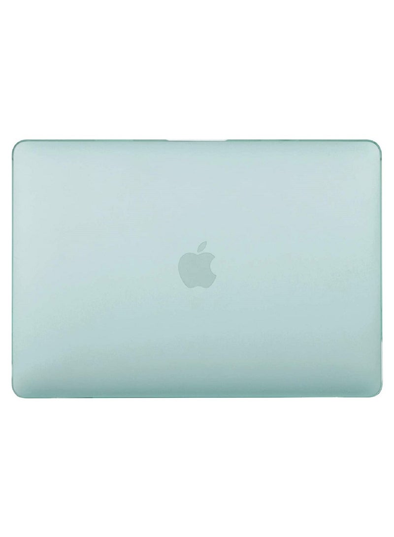 Hard Shell Case Cover with Screen Protector Compatible for MacBook New Air 13-Inch Retina Display and Touch ID Model A2337 M1/A2179/A1932 Release in 2020/2019/2018 Mint Green