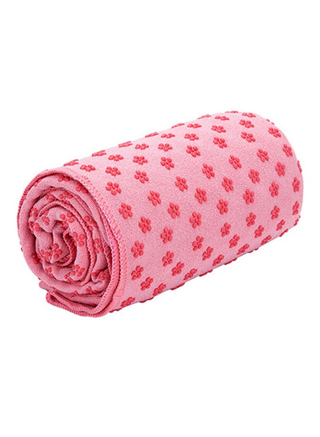 Non Slip Sweat Absorbent Yoga Mat Towel 185 x 80 x 0.4cm