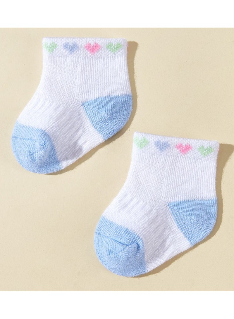 10 Pairs Of Infant And Toddler Four-Season Short Socks And Mid-Tube Socks