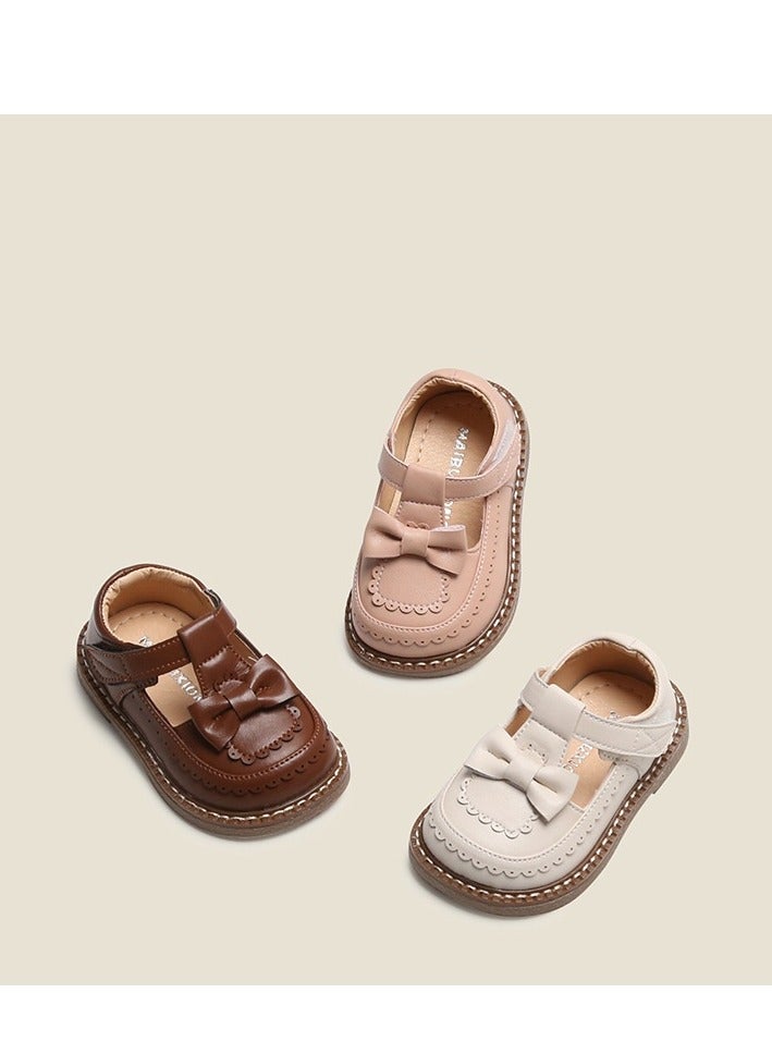 Girls' Comfortable Soft Sole Single Shoes And Small Leather Shoes