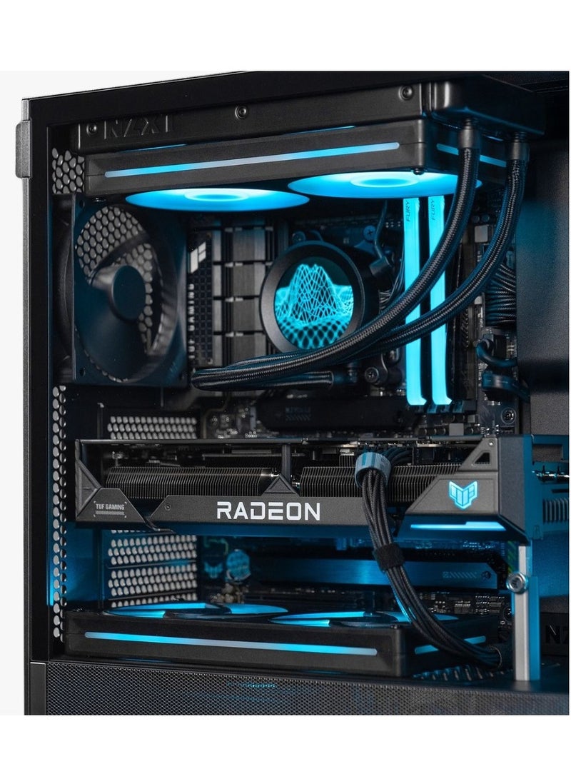 Satoshi Gaming PC - AMD Ryzen 9 9900X AM5 CPU Processor, 12 Cores & 24 Threads, DDR5 32GB (2*16) 6000MHz Ram, Nvidia RTX 4070 Super OC Edition 12GB GDDR6X GPU, 2TB NVMe M.2 SSD, 3 Fan AIO Liquid Cooler, 750W 80 Plus Standard PSU, Windows 11 Pro | Wi-Fi