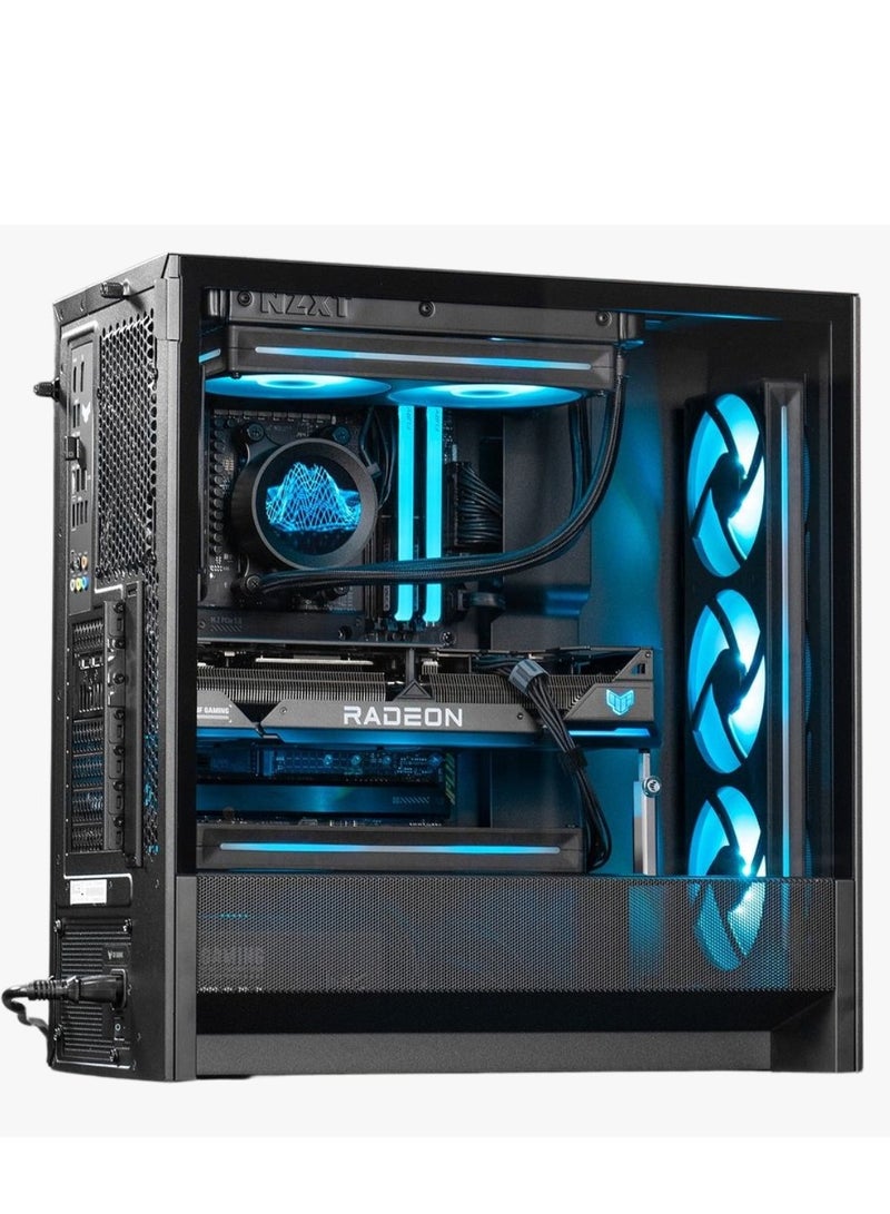 Satoshi Gaming PC - AMD Ryzen 9 9900X AM5 CPU Processor, 12 Cores & 24 Threads, DDR5 32GB (2*16) 6000MHz Ram, Nvidia RTX 4070 Super OC Edition 12GB GDDR6X GPU, 2TB NVMe M.2 SSD, 3 Fan AIO Liquid Cooler, 750W 80 Plus Standard PSU, Windows 11 Pro | Wi-Fi