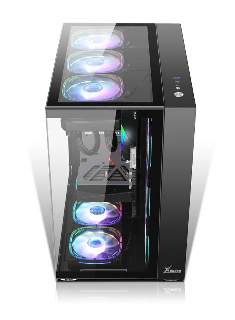 BUDGET GAMING/WORKSTATION DESKTOP PC MAX AIR BLACK: CORE I7 PROCESSOR | 16GB RAM | GTX 1080 8GB GRAPHICS CARD | 512GB NVME +2TB HDD| WINDOWS 10/11