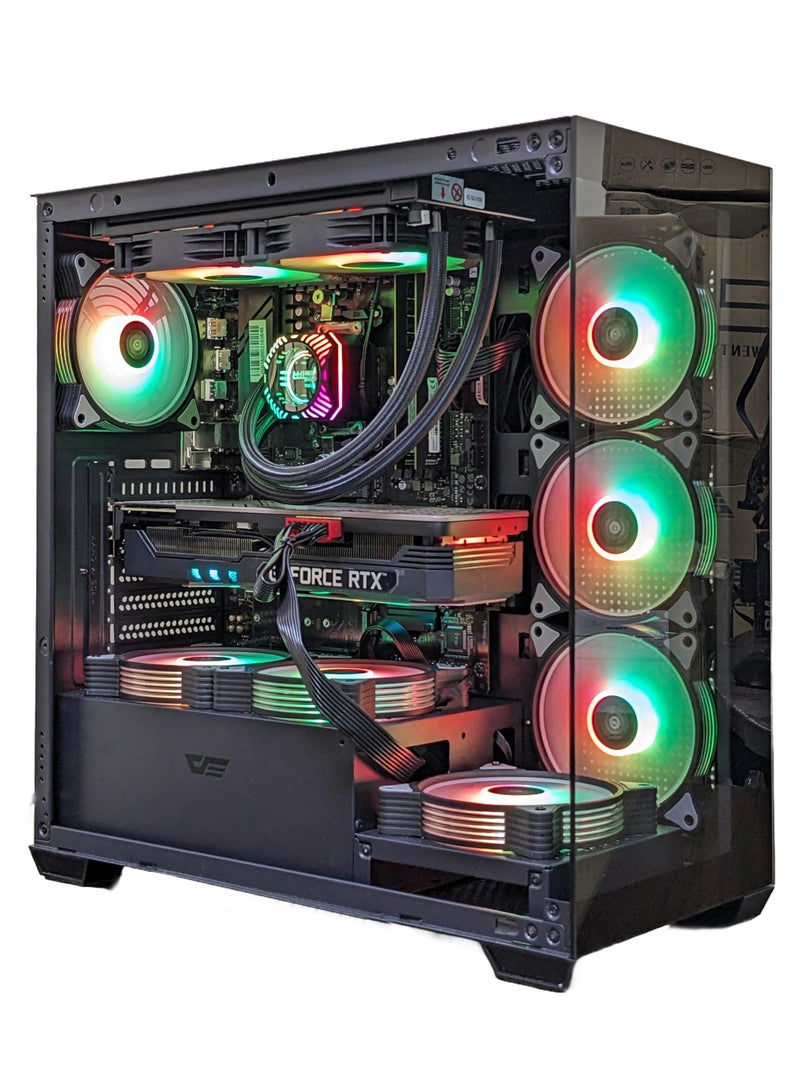 AMD RYZEN 7 5700X,RTX 3080 10GB DDR6x,RAM 32GB DDR4,1TB NVME,,LIQUID COOLER 240MM,WIN 11 PRO