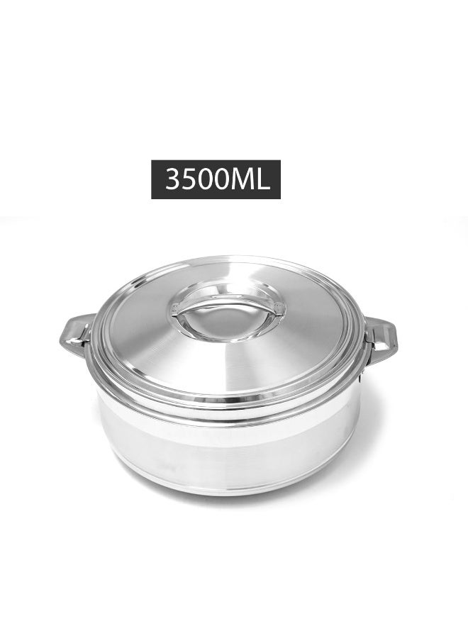 Afra Silver Touch Stainless Steel Casserole 3500ml